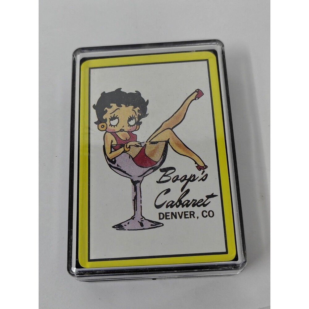 Betty Boops Cabaret Playing Cards Bridge Sized Poker Vintage Sealed NOS Denver